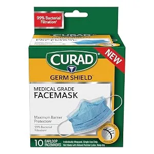 CURAD Blue Mask with earloops. 50 masks/box - mask