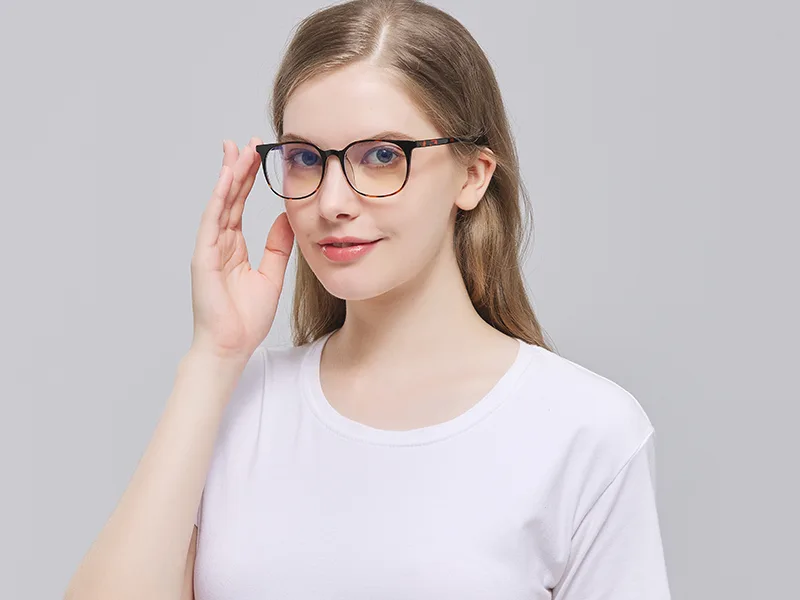 ANRRI Blue Light Blocking Glasses Anti Eye Strain Computer Glasses Filter UV400 Lightweight Frame Eyeglasses for Women Men A11 Tortoise - ANRRI blue light glasses