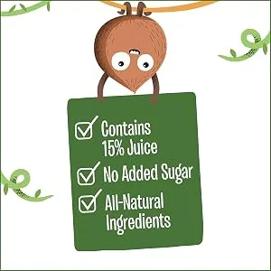 Creative Roots Peach Mango Naturally Flavored Coconut Water Kids Beverage (10 ct Pack, 8.5 fl oz Bottles) - product information 4