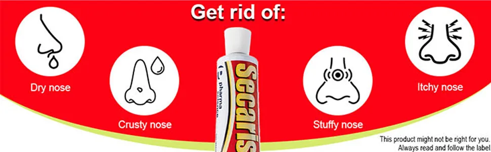 Secaris Lubricating Nasal Gel 30 g - Get rid of