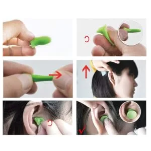 2 Pairs Work Earbuds Foam Earplug Noise Cancelling Sleeping Plugs Earplugs Major Motorcycle Student - product information 1