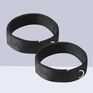 VORCOOL Thigh Strap Padded Neoprene Fitness Cuff Adjustable Strength Training Bands Speed Exercise Accessories (Black) - product information 1