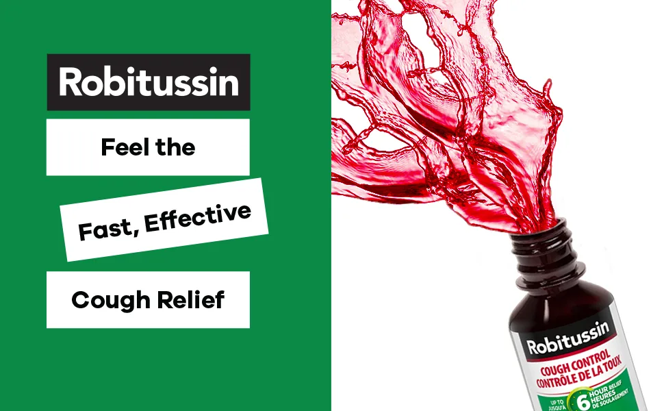 Robitussin Extra Strength Mucus & Phlegm Syrup Alcohol Free Cherry Flavour 100 mL Extra Strength - Robitussin syrup