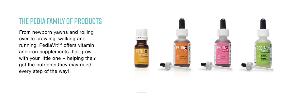 PediaVit Liquid Multi with Vitamins A D & C | Ideal for Children 1-3 Years | Essential Multivitamin to Support Growth and Immune Function | Oral Solution 50mL - Pediavit
