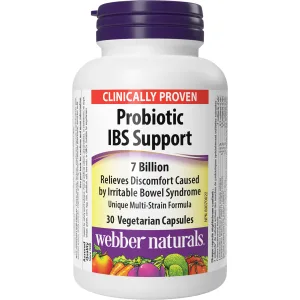 Webber Naturals Probiotic Gummy 5 Billion Active Cells 60 Gummies Digestive Support Vegan - Probiotic IBS Support