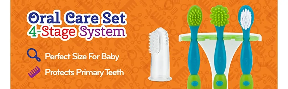 Nuby Oral Care Set 4-Stage System - product information 1