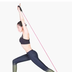 Fitness Pull Rope Yoga Resistance Bands Exercise Tubes Practical Elastic Training Rope for Yoga Pilates Workout Cordages Black - TJ15796-02-3