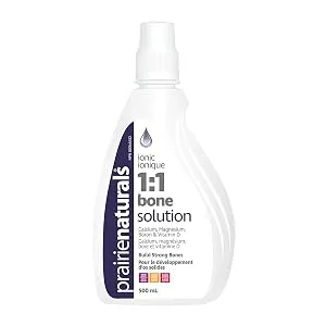 Prairie Naturals Liquid ionic Bone Solution 1:1-500 mL - Prairie Naturals Liquid Ionic Bone 1:1 Solution