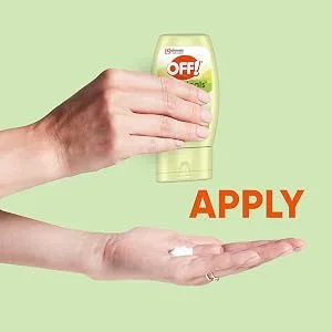 OFF! Botanicals Deet Free Insect and Mosquito Repellent Lotion Made from Plant-Based Formula 118 mL - apply