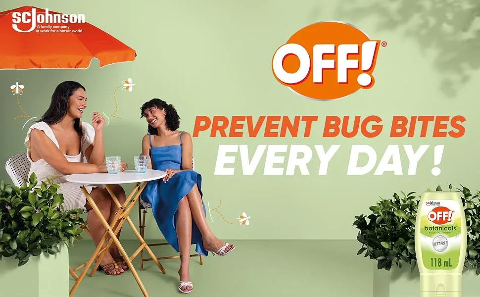 OFF! Botanicals Deet Free Insect and Mosquito Repellent Lotion Made from Plant-Based Formula 118 mL - off lotion