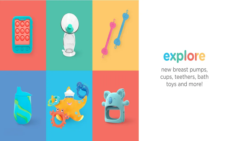 Nuby 3-Step Teether Set - product information 3