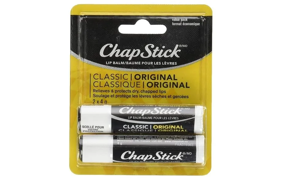 ChapStick Classic Lip Balm Original Flavour 2 Tubes - product information 1