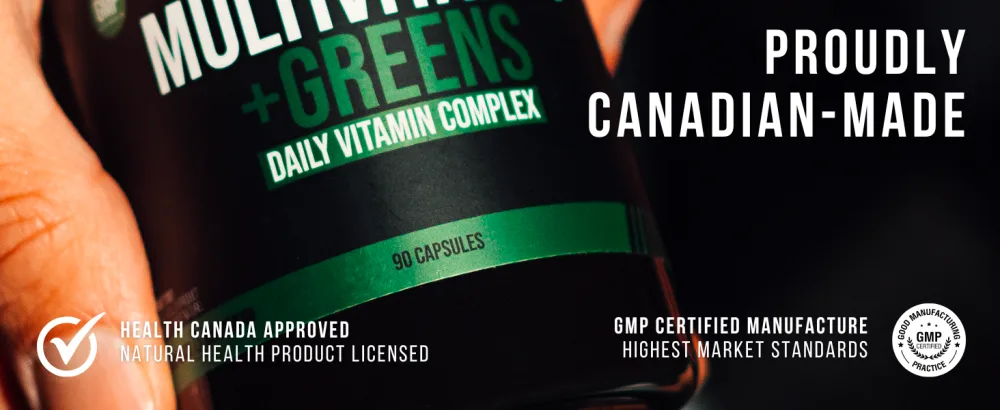 ProteinCo | Multivitamin + Greens | Minerals | Vegan Capsules | Daily Vitamins for Men & Women | 90 capsules - Multivitamin Greens