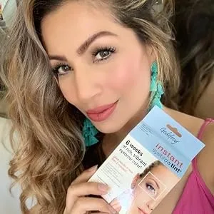 Godefroy Eyebrow Tint Dark Brown Eyebrow Gel for Long Lasting Colour Easy to Use Complete Brow Tint Kit Includes 3 Applications - Eyebrow Tint