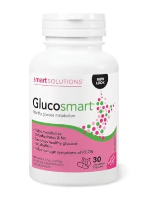 Lorna Vanderhaeghe GLUCOsmart | Glucose Regulation Supplement with Chirositol | 30 Capsules - glucosmart bottle