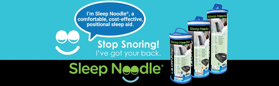CPAPology Sleep Noodle Positional Sleep Aid | Natural Anti-Snore Belt Teaches Sleeping on Side Medium (Pack of 1) - Anti-Snore, Sleep Noodle