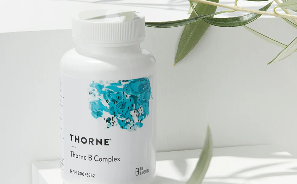 Thorne B Complex - B Vitamins in Their Active Forms - 60 Capsules - ZB104-BTF-2