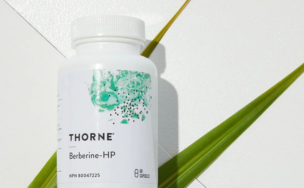 Thorne Berberine-HP - Botanical Compound To Support Metabolism - 60 Capsules - 30 Servings - ZF800-BTF-2