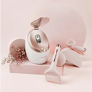 Finishing Touch Flawless Ice Roller for Face Neck and Body Rose Gold - Flawless Finishing Touch Ice Roller