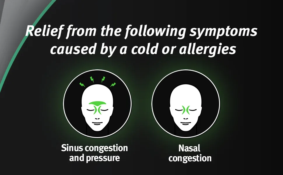 Drixoral No Drip Cool Menthol Spray Cooling Sensation with 12 Hour Relief 15ml - RELIEF FROM SINUS CONGESTION AND PRESSURE AND NASAL CONGESTION
