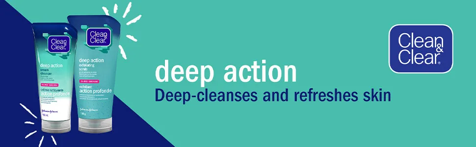 Clean & Clear Deep Action Exfoliating Scrub 198g - Clean and Clear