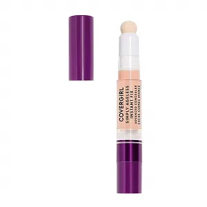 COVERGIRL Simply Ageless Instant Fix Advanced Concealer, Hydrating, Nude, 0.1 Oz, Concealer Makeup, Full Coverage Concealer, Under Eye Concealer, Concealer for Dark Circles, Blends Easily - asvc