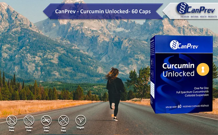 CanPrev - Curcumin Unlocked 60 v-caps - Provides Curcuminoids with Enhanced Bioavailability for Use as Antioxidants - Full Spectrum Curcuminoids Colloidal Suspension - B0BSHTYTNF