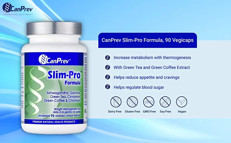 CanPrev Slim-Pro Formula | 90 v-caps | with Ashwagandha Extract - product information 21
