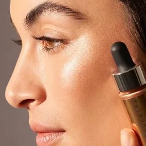 COVER FX Custom Enhancer Drops Liquid Highlighter, Versatile Illuminator, Blend with Foundation and Makeup, Moonlight, 0.5 Fl Oz Moonlight - Moonlight: a soft silvery glow - Custom Enhancer Drops