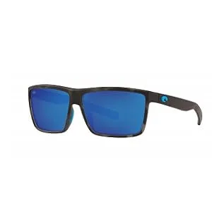 Costa Del Mar Men's Rinconcito Rectangular Sunglasses Matte Black/Grey Polarized-580p 60 Millimeters - product information 2