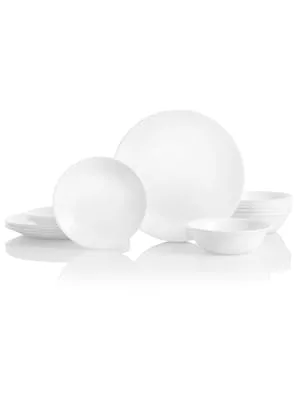 Corelle Winter Frost White 20-Ounce Bowl Set, 6 count (Pack of 1) Winter Frost White 6 count (Pack of 1) - 18 Piece Corelle Dinnerware Set