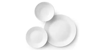 Corelle Winter Frost White 20-Ounce Bowl Set, 6 count (Pack of 1) Winter Frost White 6 count (Pack of 1) - 18 Piece Corelle Dinnerware Set