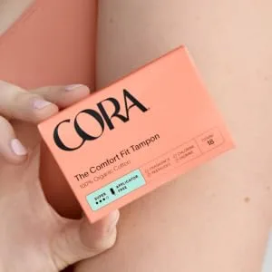 Cora 100% Organic Cotton Non-Applicator Tampons | Super Plus Absorbency | Applicator-Free | Leak Protection | Ultra-Absorbent | Unscented | Packaging May Vary (36 Count) 36 Count (Pack of 1) - bladder liners pads incontinence diaper control tampons organic cotton feminine care health womens