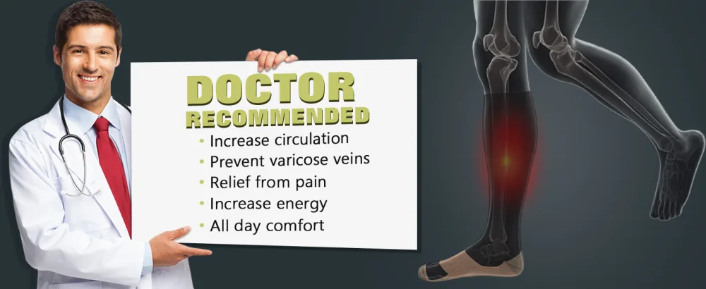 Copper Compression Socks For Men & Women Circulation-Best For Medical Running Hiking Cycling 15-20 mmHg A00- Black Large-X-Large - compression socks