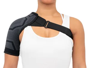 Copper Compression Shoulder Brace | Shoulder Pain Relief with PowerKnit Compression Technology | Shoulder Support Brace for Men & Women | Torn Rotator Cuff, Dislocation, & Other Shoulder Injuries Large/XL - PK shoulder