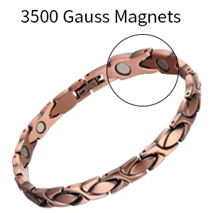 Copper Bracelet Anklet For Women 10.0 inches Adjustable Ankle Bracelet - dfds