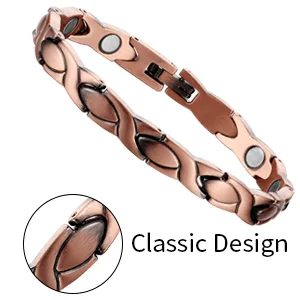 Copper Bracelet Anklet For Women 10.0 inches Adjustable Ankle Bracelet - product information 3