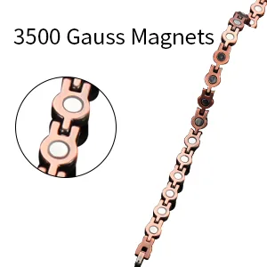 Copper Ankle Bracelets Crystal Anklet for Women Arthritis Pain Relief copper I - product information 4