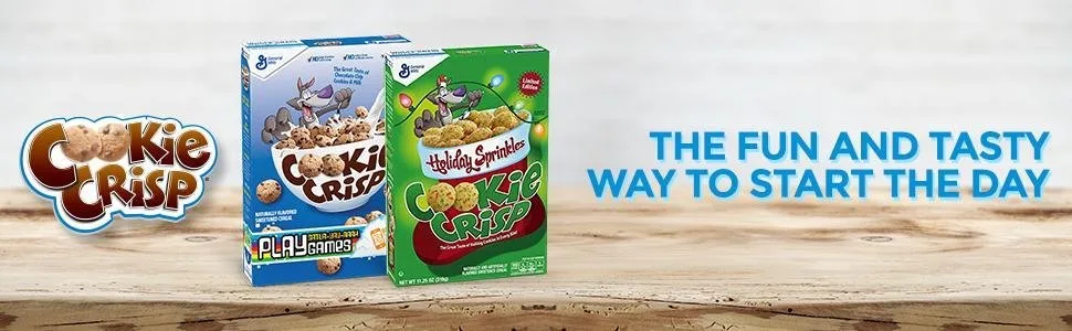 Cookie Crisp, Breakfast Cereal, Chocolate Chip Cookie Taste, 18.3oz 1.14 Pound (Pack of 1) - product information 5