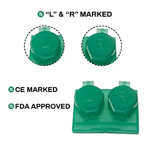 Contact Lens Travel Storage Flip Top Flat Cases Mix Colours 4pcs 8pcs or 12pcs 12 pieces - product information 2
