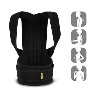 Back Brace Posture Corrector Adjustable Back Support Back Straightener Posture Support Belt for Men and Women Relieve Back and Shoulder Pain - posture corrector