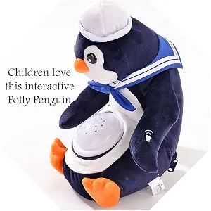 Polly Penguin Nightlight Soother with Favorite Lullabies Nature Sounds and Projecting Stars & Moon Light by Dimple - abnner