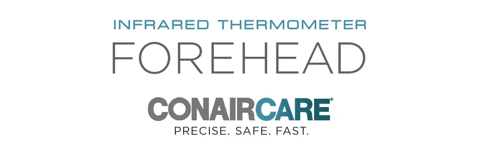 Conair Infrared Thermometer for Forehead - No Contact Thermometer with Fever Alert & 32-Memory Function to Track Fever - thermometer for adults forehead forehead thermometer infrared thermometer made in usa