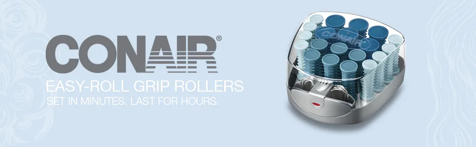 Conair Compact Multi-Size Hot Rollers, Blue - conair hs34XAM conair hot rollers hot rollers travel hot rollers hot hair rollers