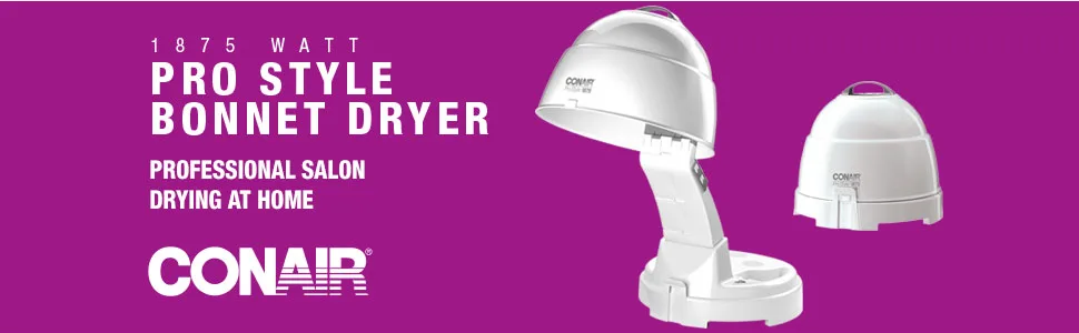 Conair 1875 Watt Pro Style Bonnet Ionic Hair Dryer Pro Bonnet - conair bonnet dryer