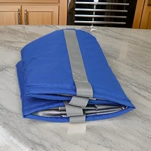 Foldable Bucket 36L Waterproof Oxford Cloth Collapsible Bucket with Plastic Supports on The Rim and Sides - Grey - foldable