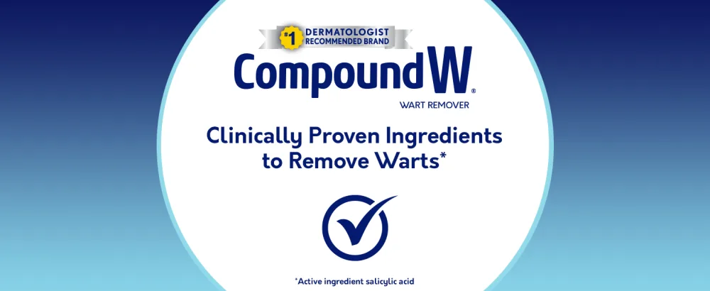 Compound W Maximum Strength Fast Acting Gel Wart Remover, 0.25 oz - Clinically proven ingredient to remove warts