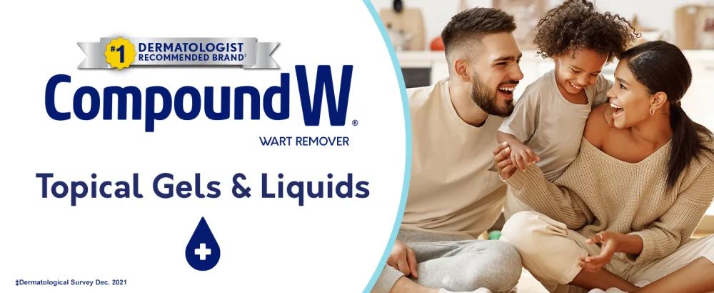 Compound W Maximum Strength Fast Acting Gel Wart Remover, 0.25 oz - Compound W Topical Gels & Liquids