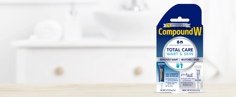 Compound W Maximum Strength Fast Acting Gel Wart Remover, 0.25 oz - Compound W Total Care