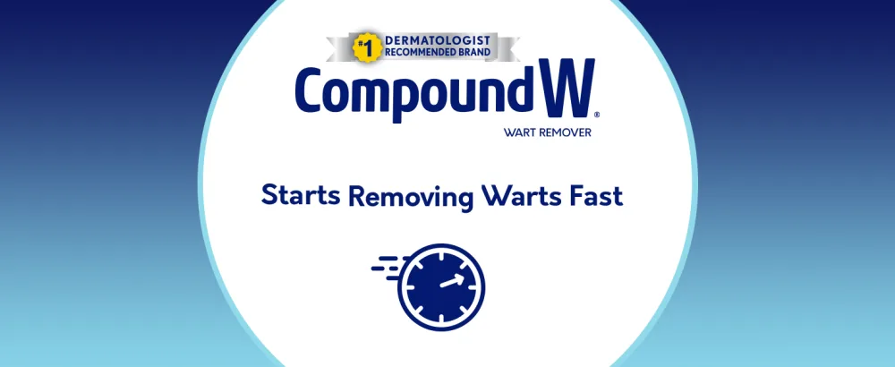 Compound W Maximum Strength Fast Acting Gel Wart Remover, 0.25 oz - Starts Removing Warts Fast
